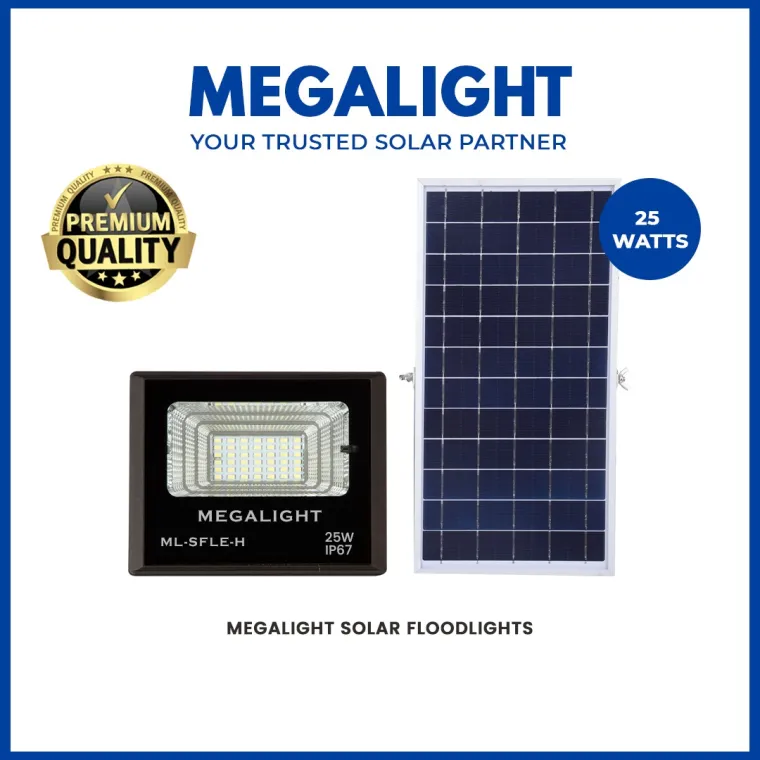 SOLAR FLOODLIGHTS WITH SOLAR PANEL 60W